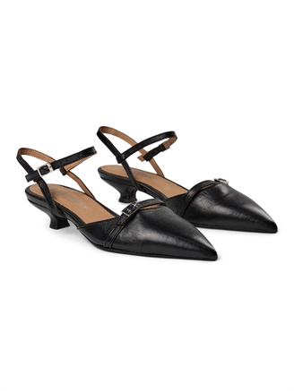 Pavement Emmelie Højhælet slingback Black